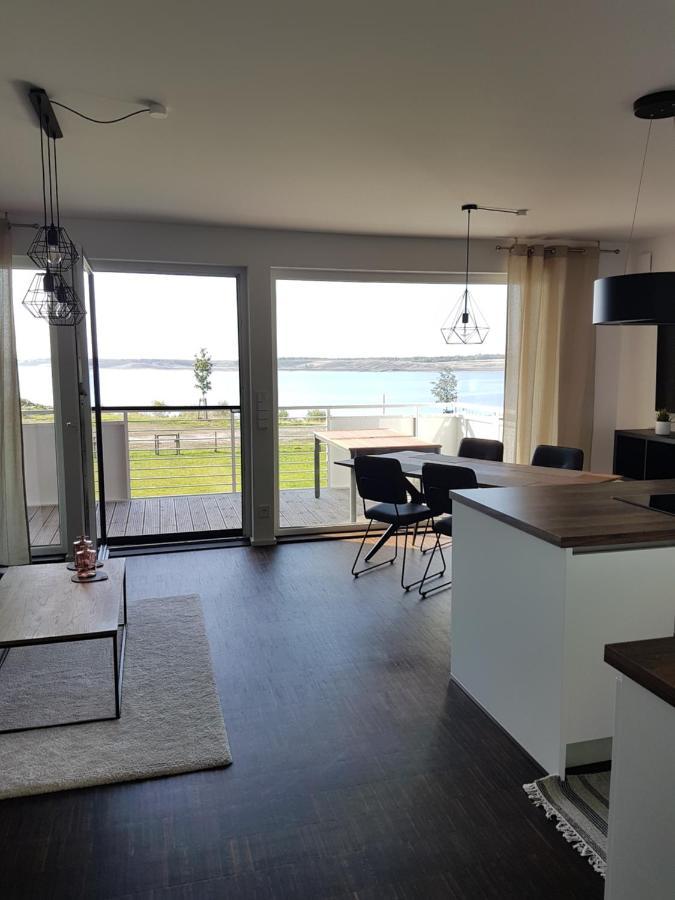 Ferienwohnung Seeblick Lausitzer Seenland Grossraeschen Exterior foto